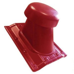 Аэратор кровельный на кровлях из металлочерепицы с профилем каскад